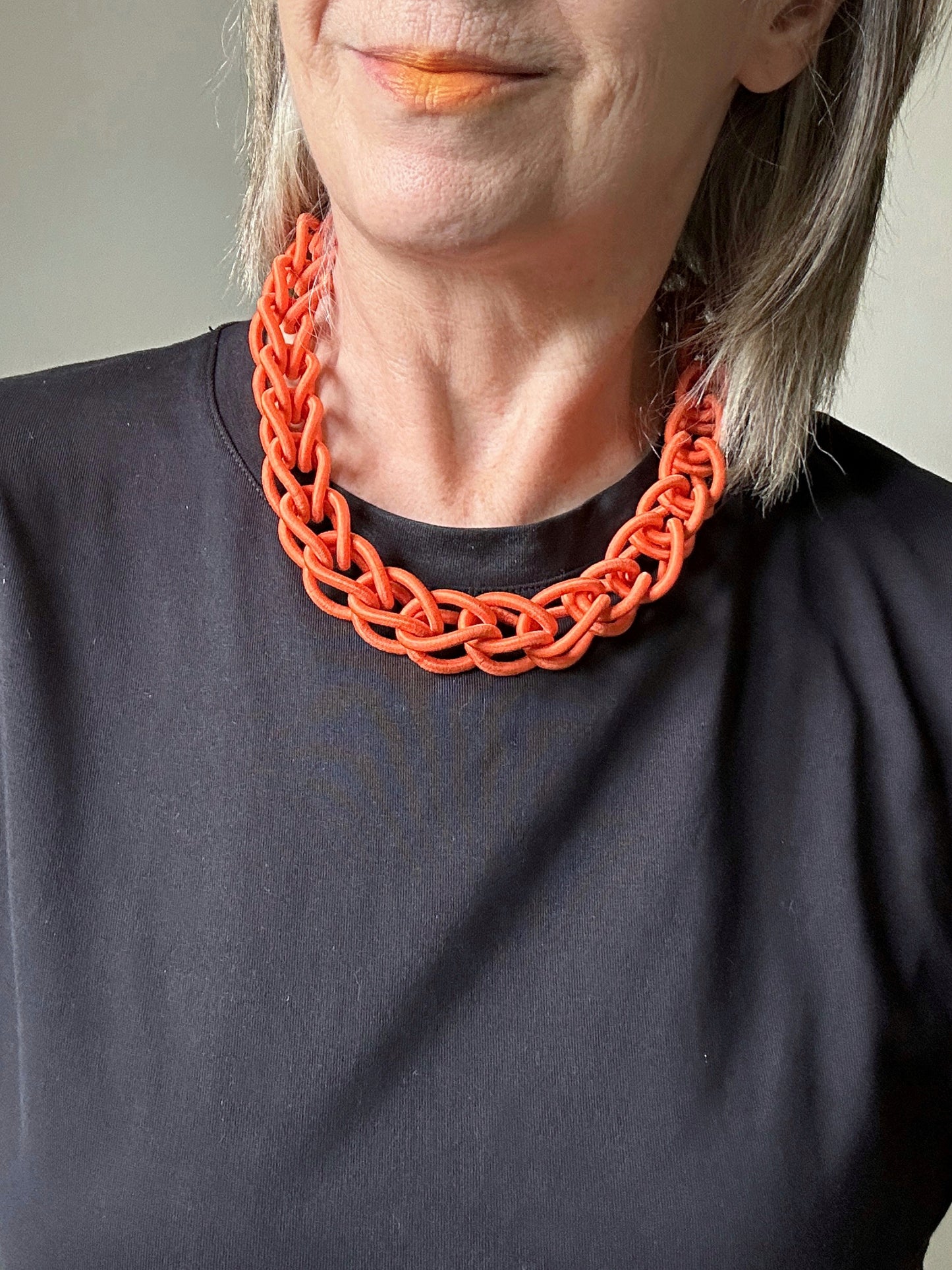 ELASTIC CHAIN Short orange