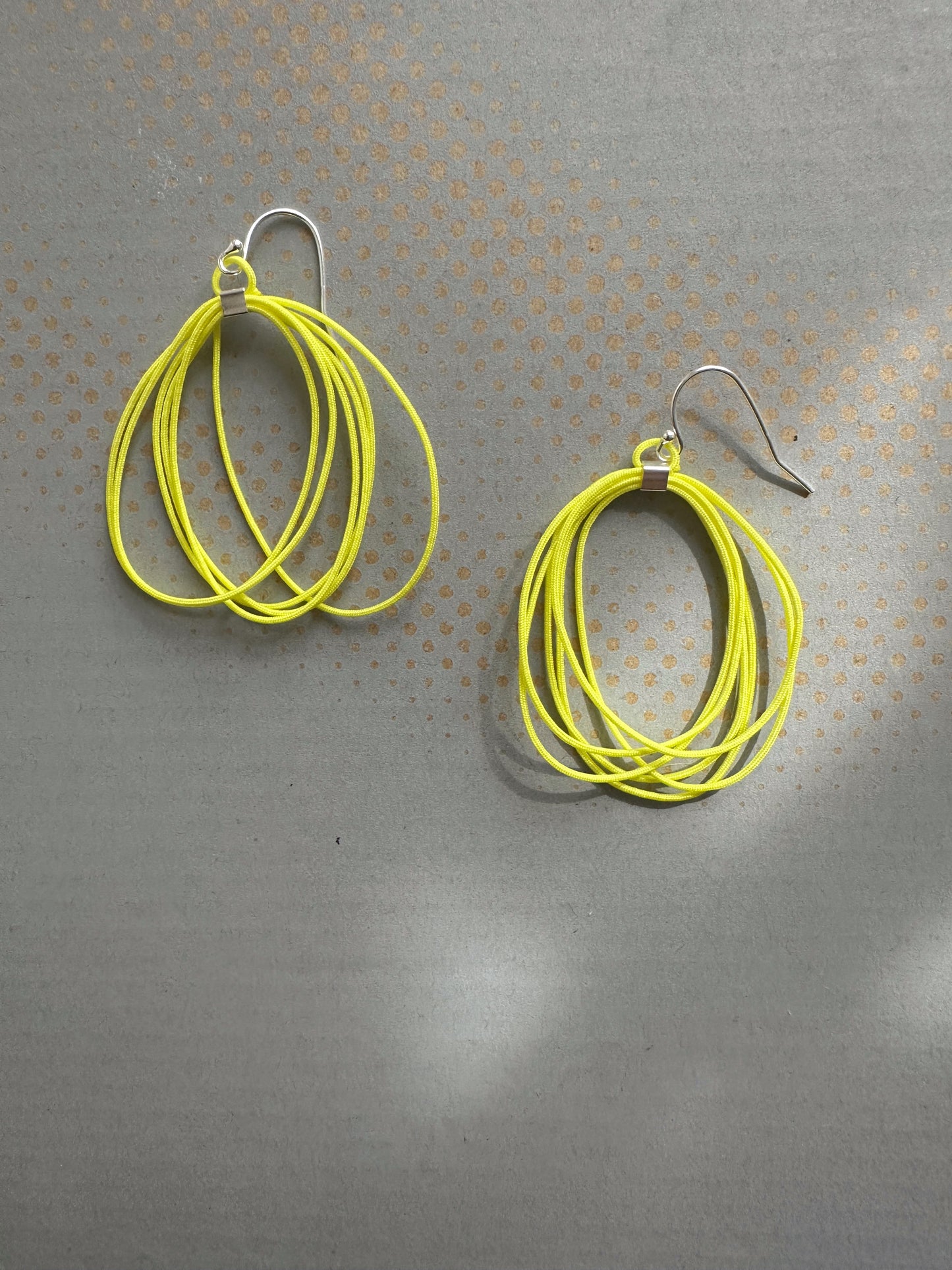 Oval Cord Earrings SMALL +