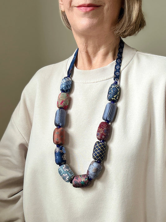 BAUBLE BEAD silk - navy