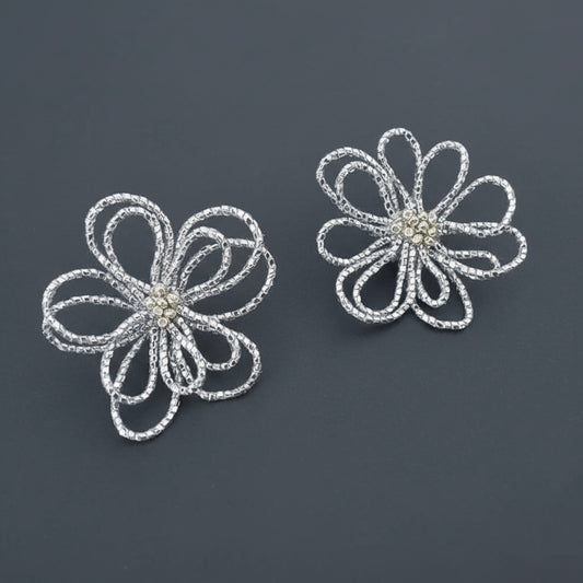Sparkle flower earrings