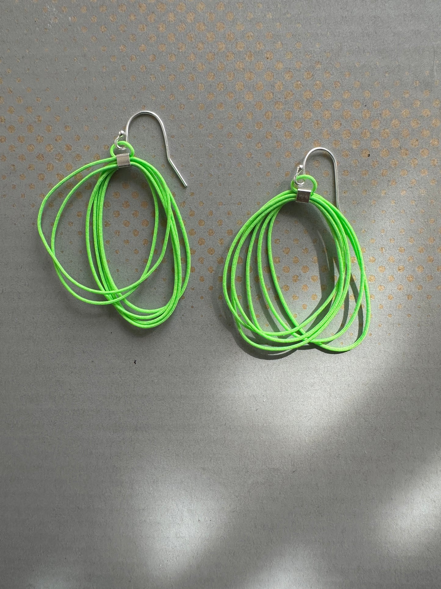 Oval Cord Earrings SMALL +