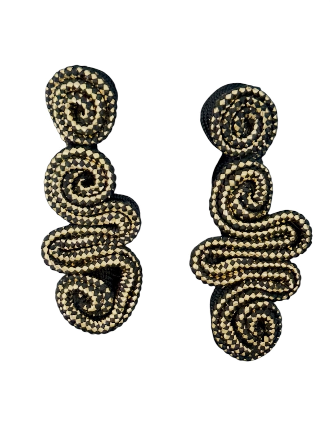 Metallic Statement earrings