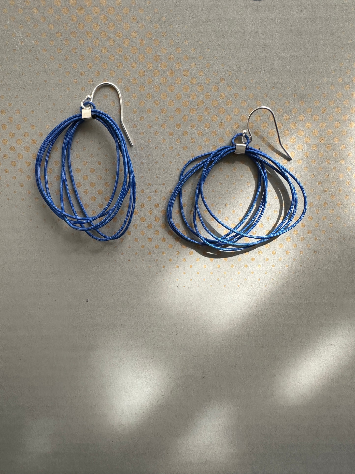 Oval Cord Earrings SMALL +
