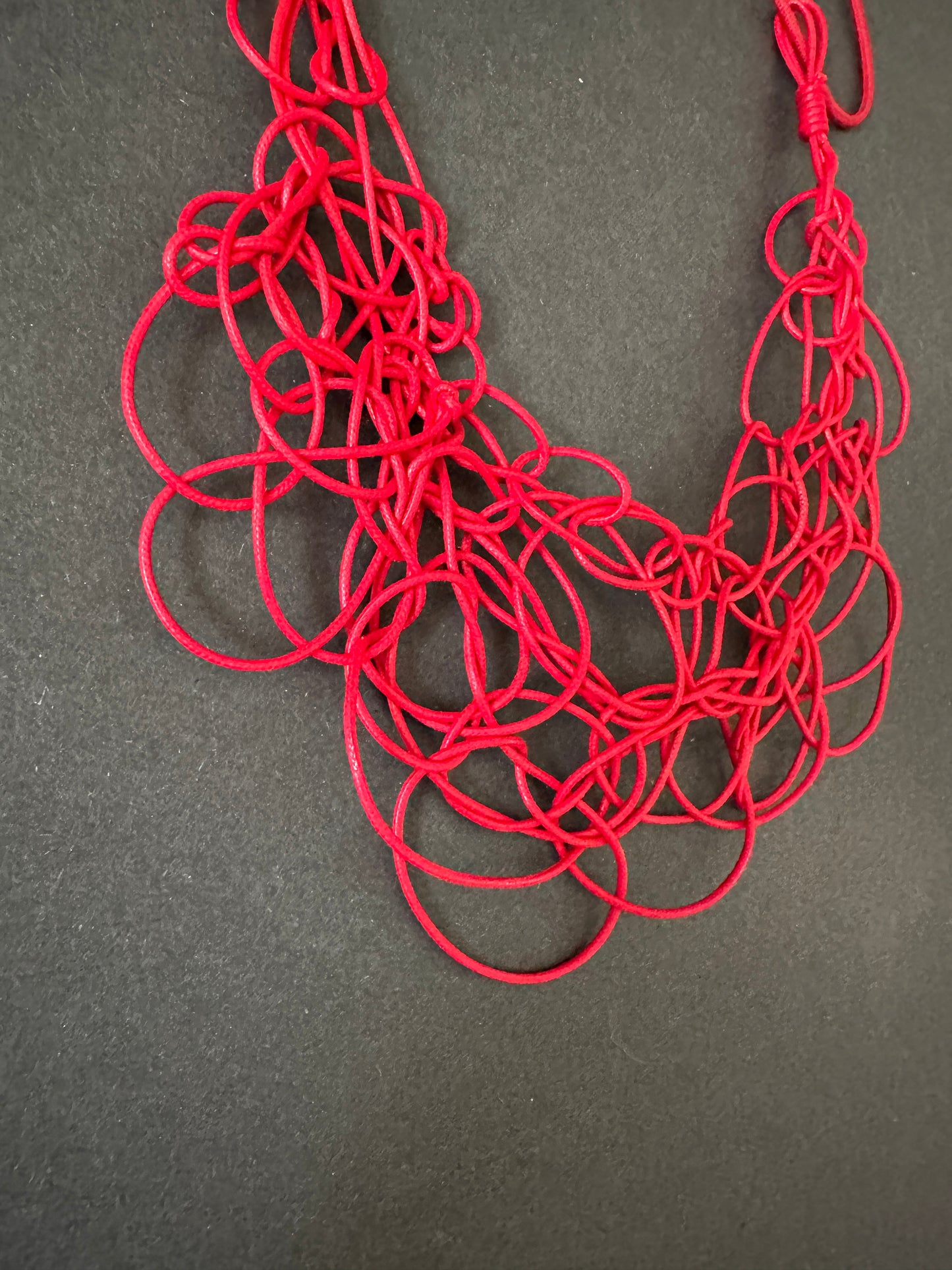 Red Cord Chaos Necklace