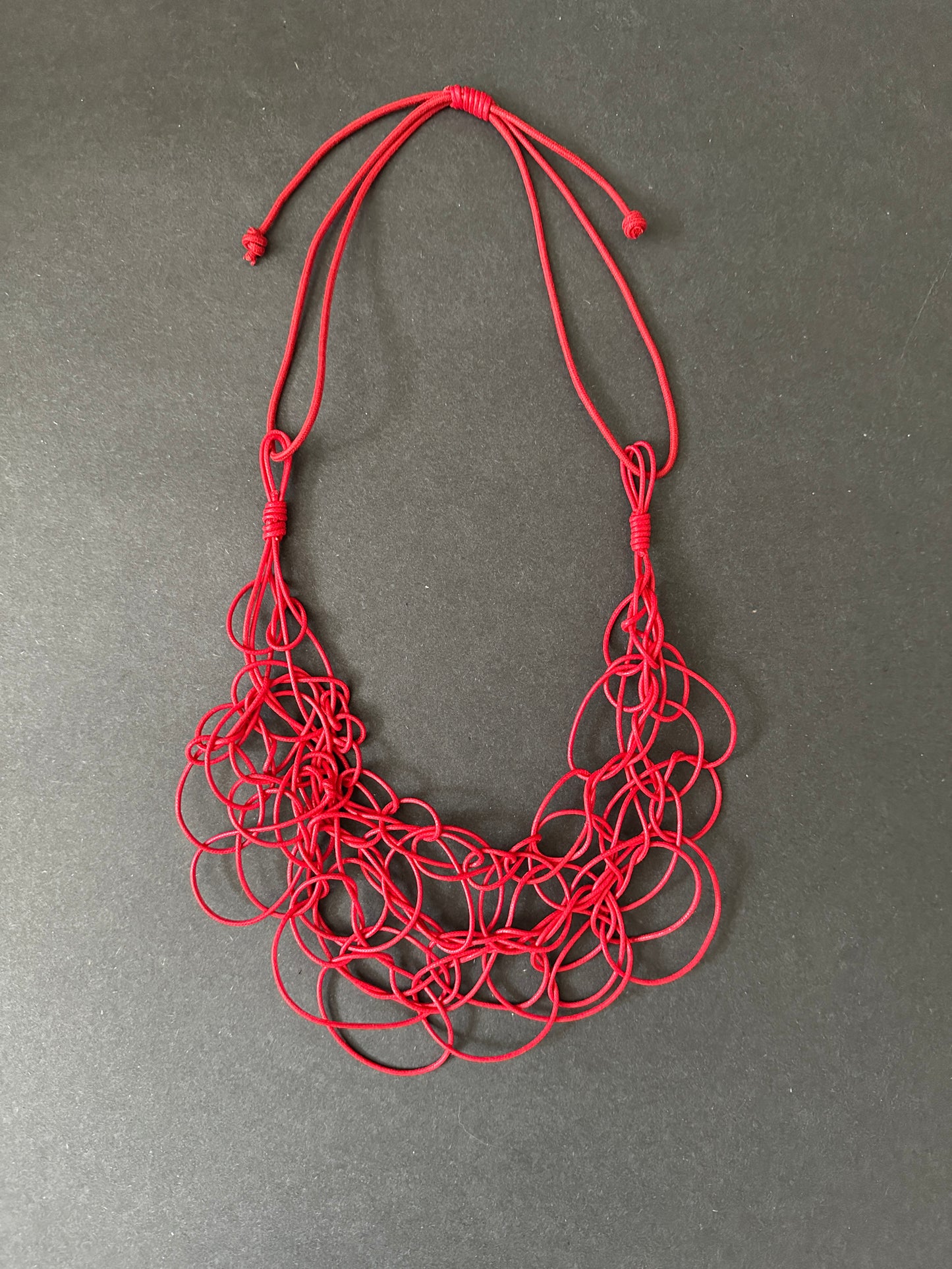 Red Cord Chaos Necklace